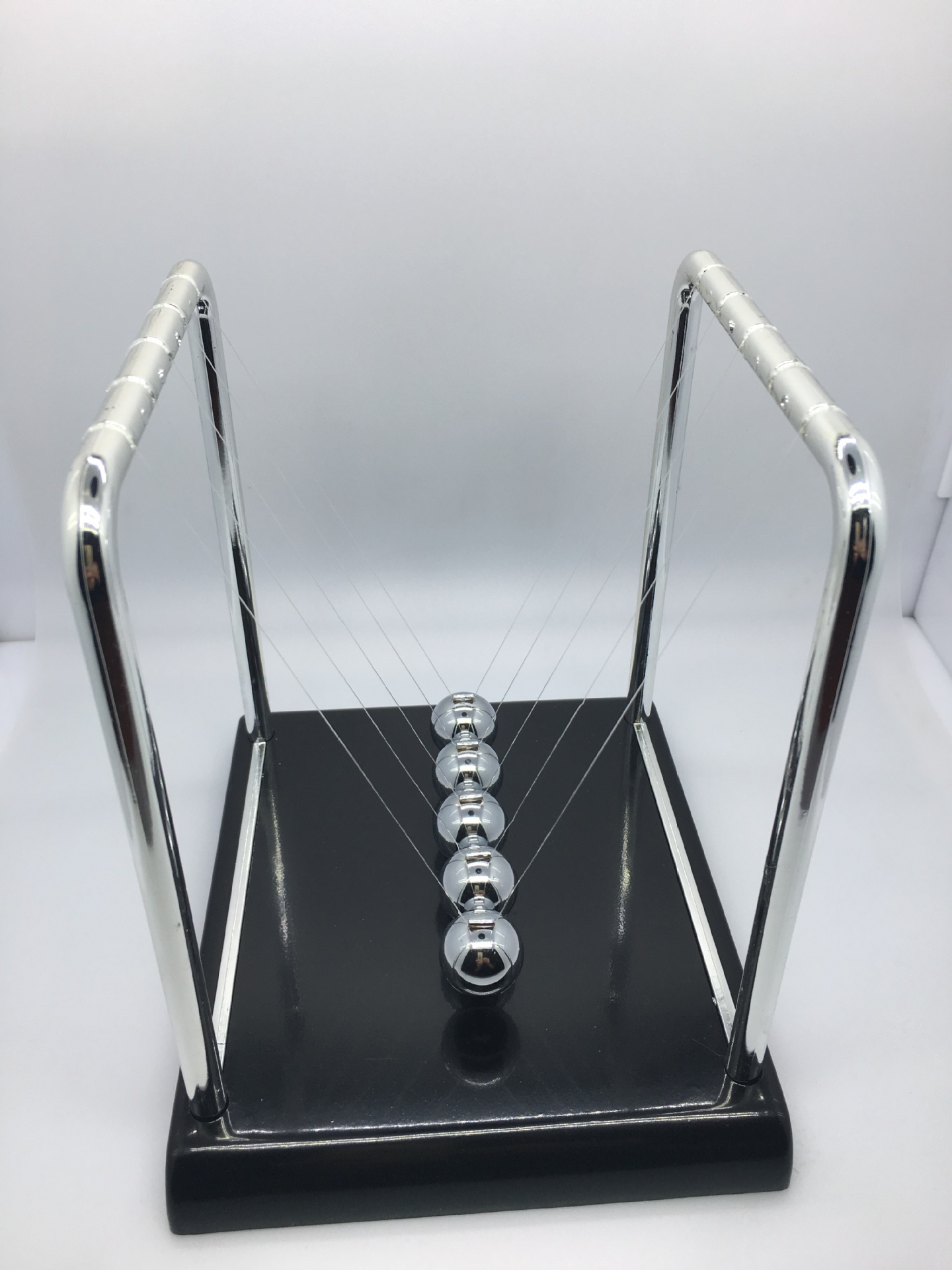 大号方形牛顿摆球单摆能量守恒模型j教学仪器撞撞球生日礼物摆件