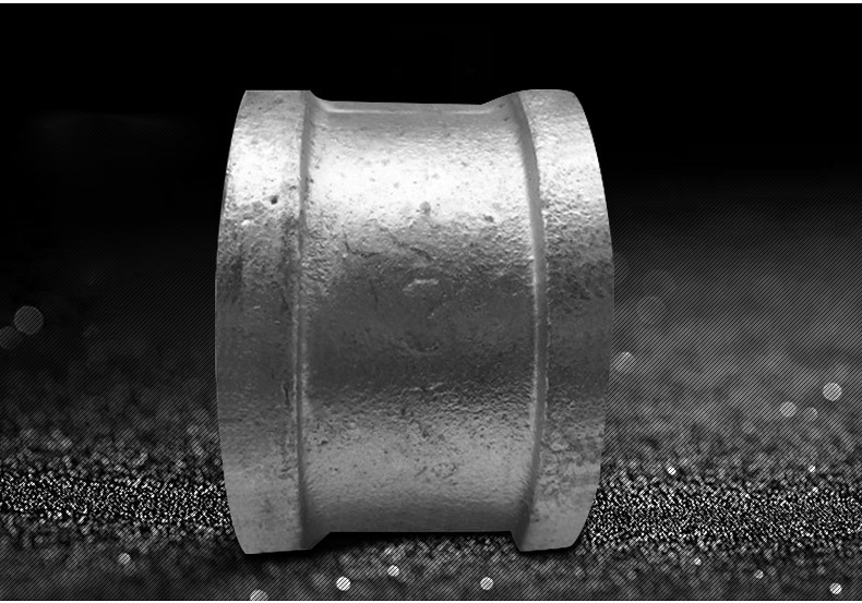 消防建材标准直接热镀锌管箍规格dn100承接消防短管连接玛钢管箍