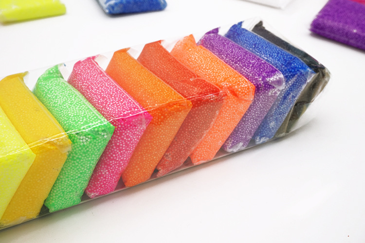 雪花泥 珍珠泥 12色 袋装 儿童手工diy粘土画 12g