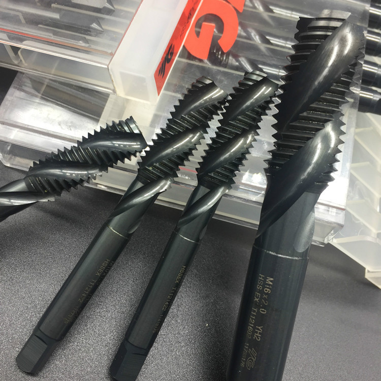 韩国yg养志园数控车床机用丝攻m12*1.75上旋不锈钢盲孔螺旋丝锥