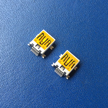 飞利普10PINSMTUSB10Pmini 10pin全贴贴片型母座mini USB连接器