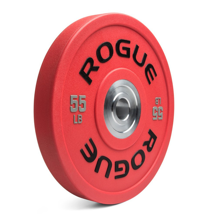 杠铃片 rog聚氨酯 pu杠铃片环保无味健身房专用 竞技彩色举重片