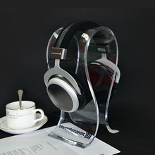 透明耳机架头戴式电脑耳机耳麦挂架U型水晶亚克力加厚耳机展示架