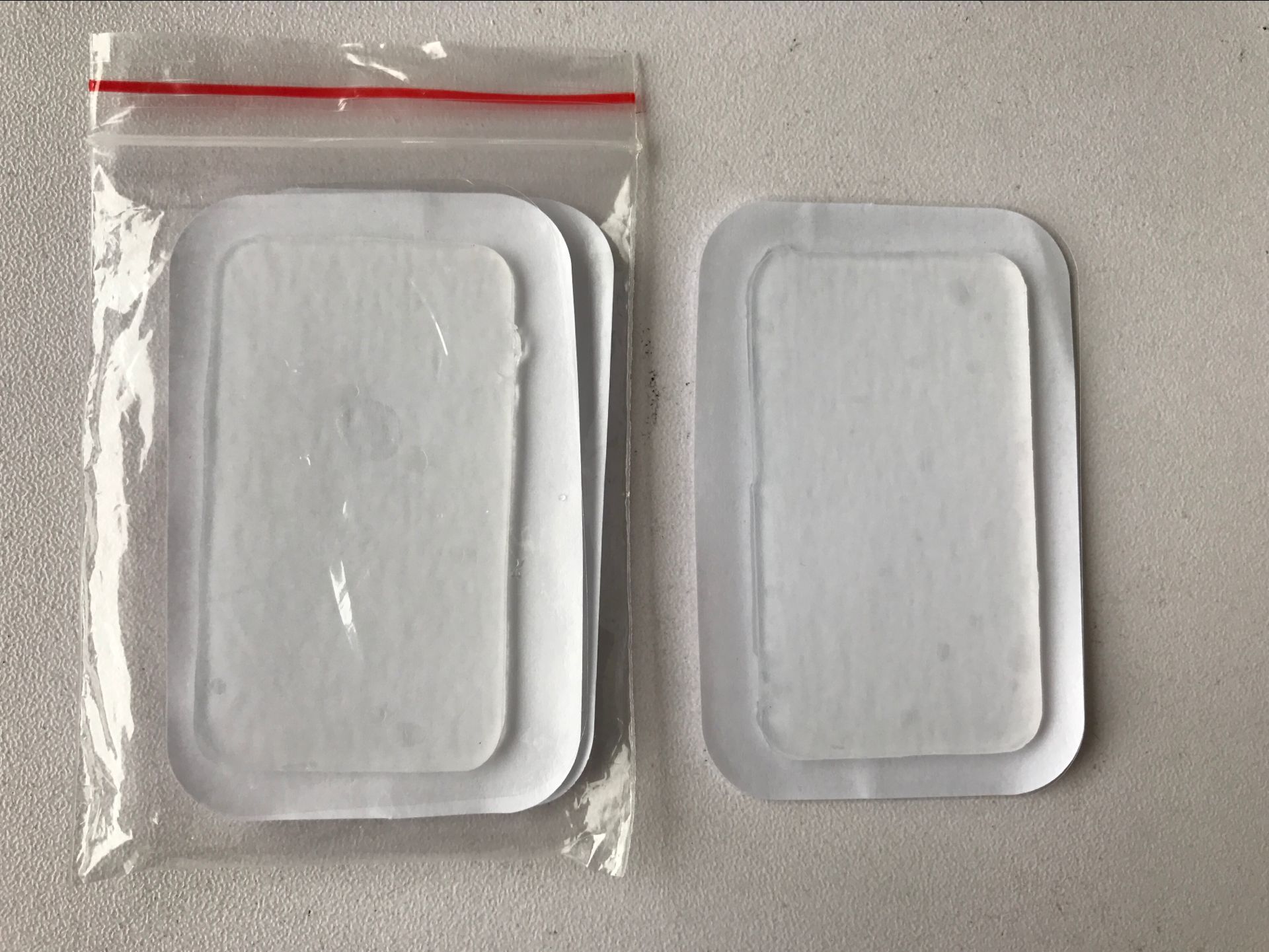 厂家现货 智能腹肌健身器专用啫喱贴 水凝胶贴片电极随身腹肌贴片