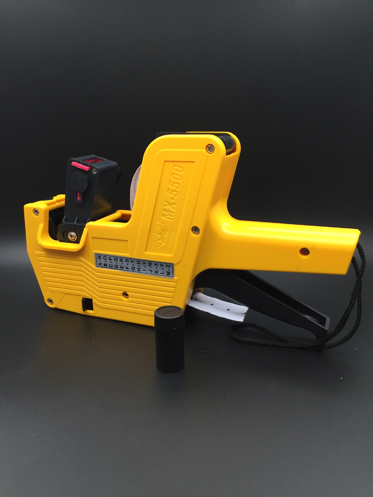 皇冠mx-5500单排打价机 26个英文字母标价枪 打码机 8位标价机