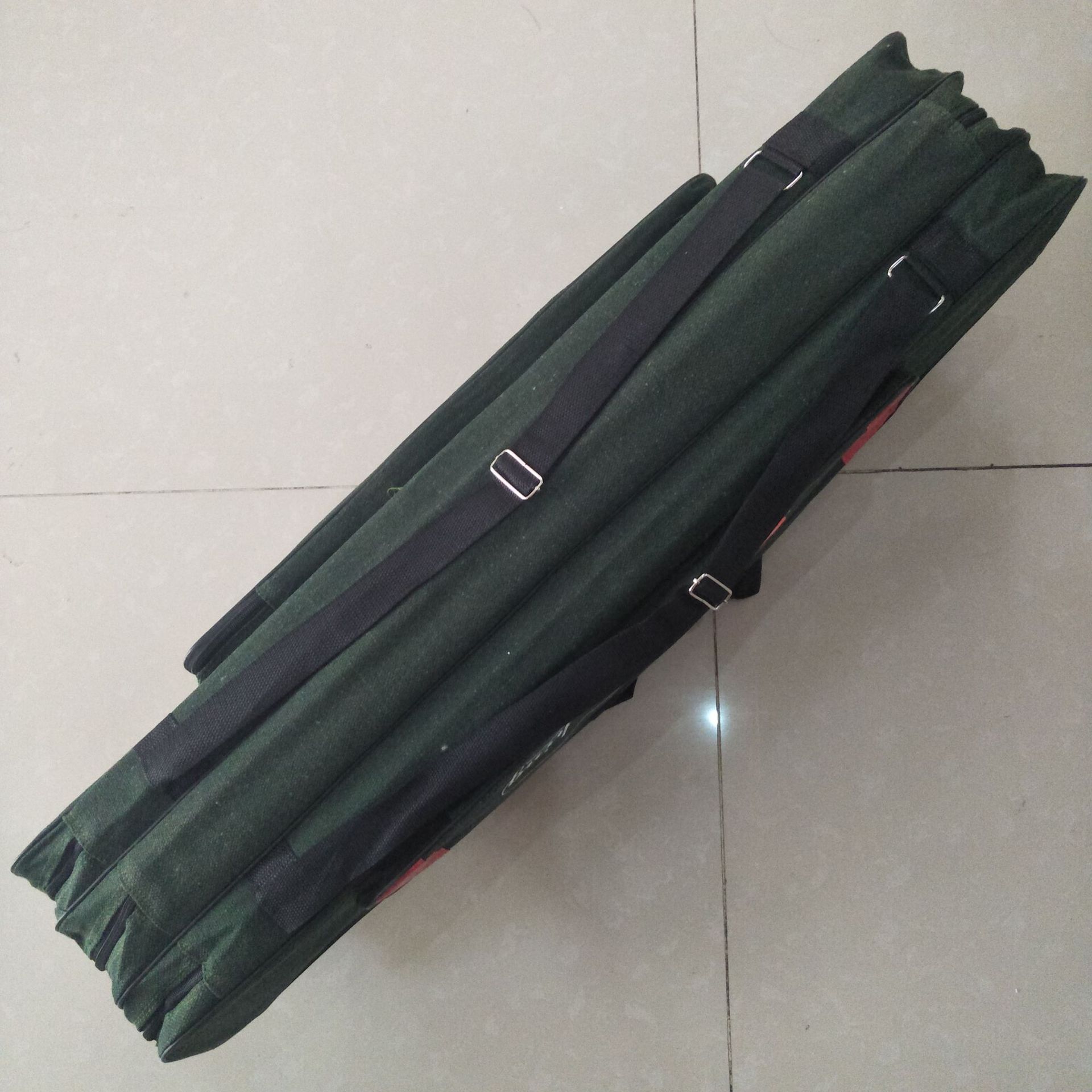 加厚90厘米帆布三层海竿包海杆包带侧包手竿包鱼竿包渔具包钓鱼包