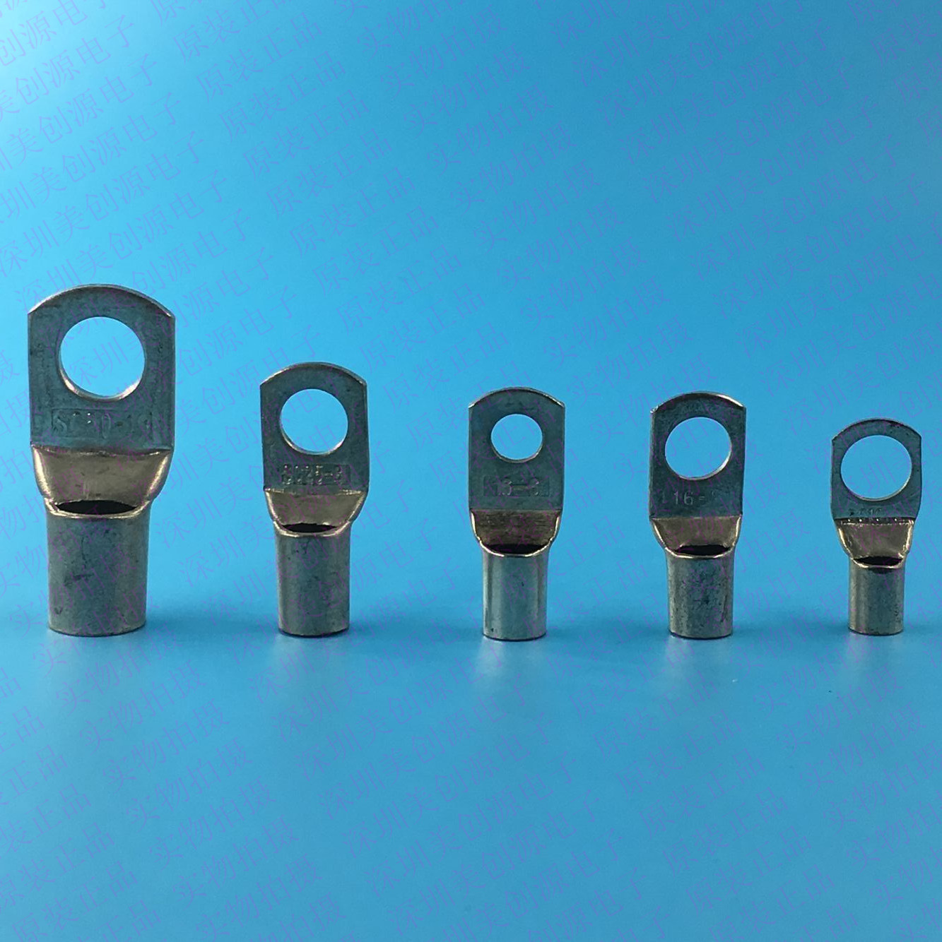 sc10-6/8/10窥口铜接线端子/铜线鼻/铜鼻子/镀锡铜端子 10平方