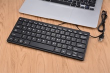 K1000迷你有线键盘 电脑通用键盘USB有线小键盘 批发有线办公键盘