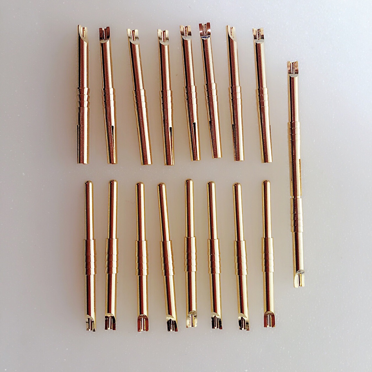 厂家供应铜针接线23公母插针插孔电源插针定做加工