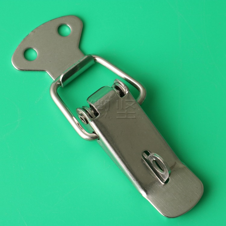 微坚j106 不锈钢搭扣 小号锁扣 重型扁嘴拉扣 箱包工具箱平扣