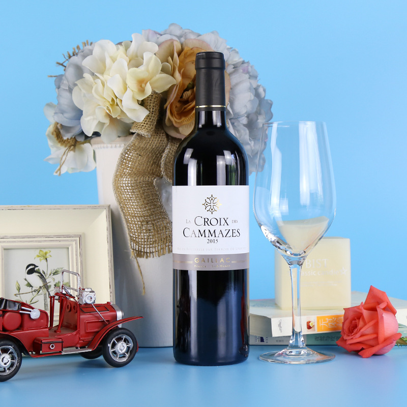 蕰妮红酒卡玛仕勋章干红葡萄酒法国原瓶进口葡萄酒aoc级别口粮酒