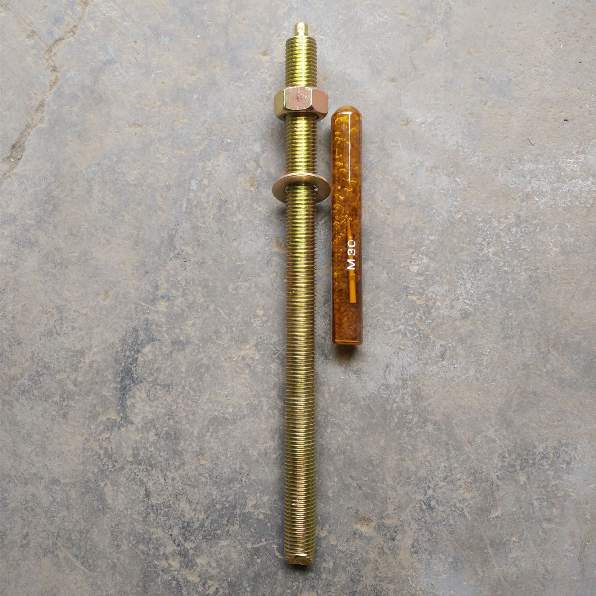 m20化学锚栓/碳钢锚固螺栓/高强建筑锚栓/加长化学锚固栓m12-m30