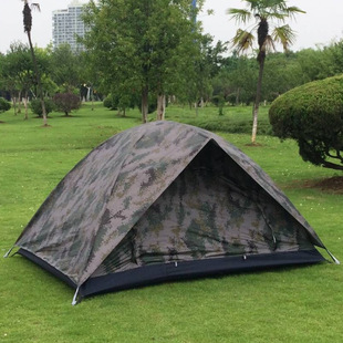 双人双层迷彩帐篷