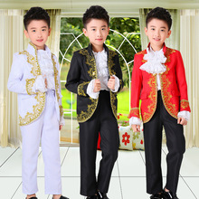 王子服装 儿童万圣节男童衣服国王cosplay装扮演出服表演化妆服装