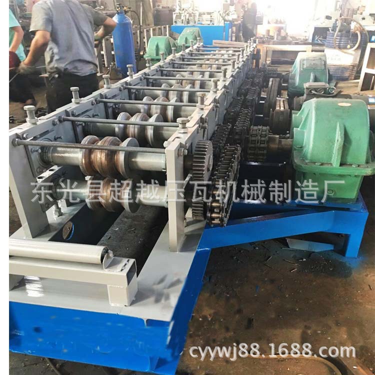 超越48圆管压方管设备 河北供应脚手架管压方管成型机设备