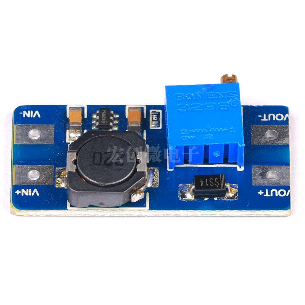 dc-dc升压模块2a升压板输入电压2-24v升5/9/12/-28v可调 2577新款