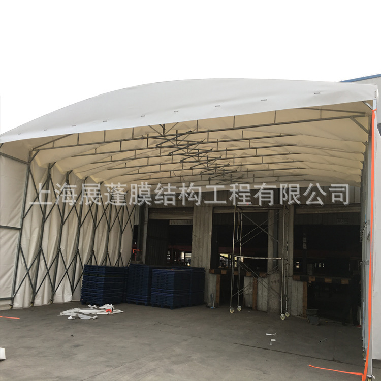 上海厂家专业定做物流仓库遮阳蓬 推拉雨棚 大型户外活动推拉帐篷