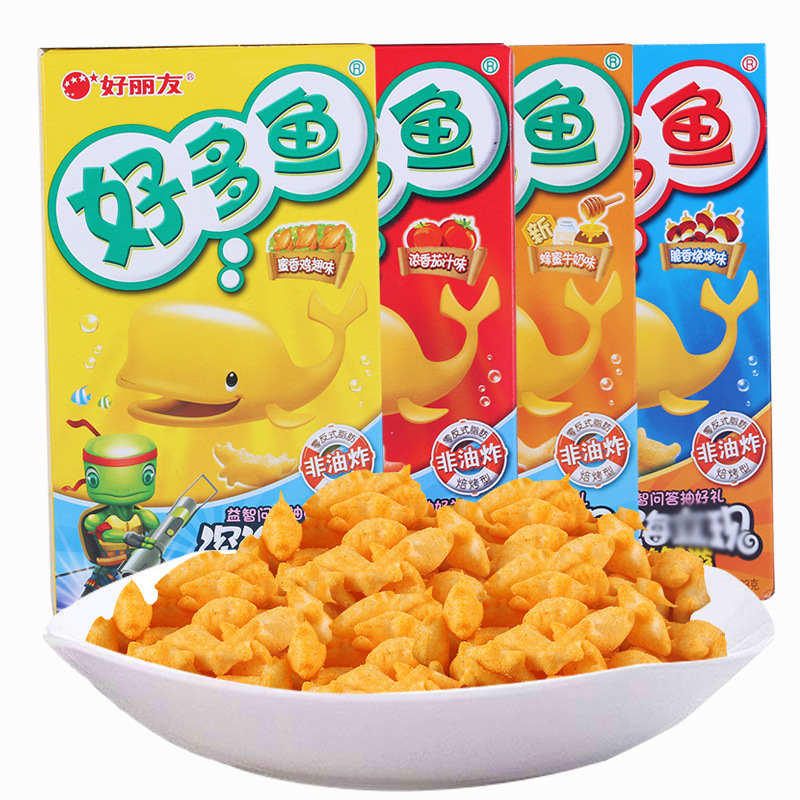 好丽友 好多鱼 马铃薯片 儿童零食 33克 图片_高清大图 - 阿里巴巴