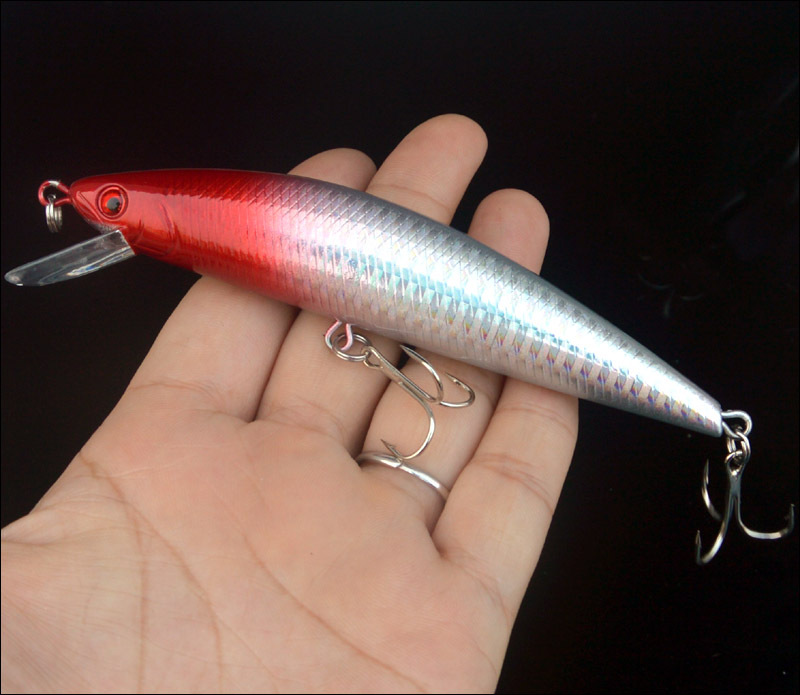 外贸13cm/35g 沉水米诺海鲈翘嘴鱼饵远投型路亚假饵海水淡水渔具