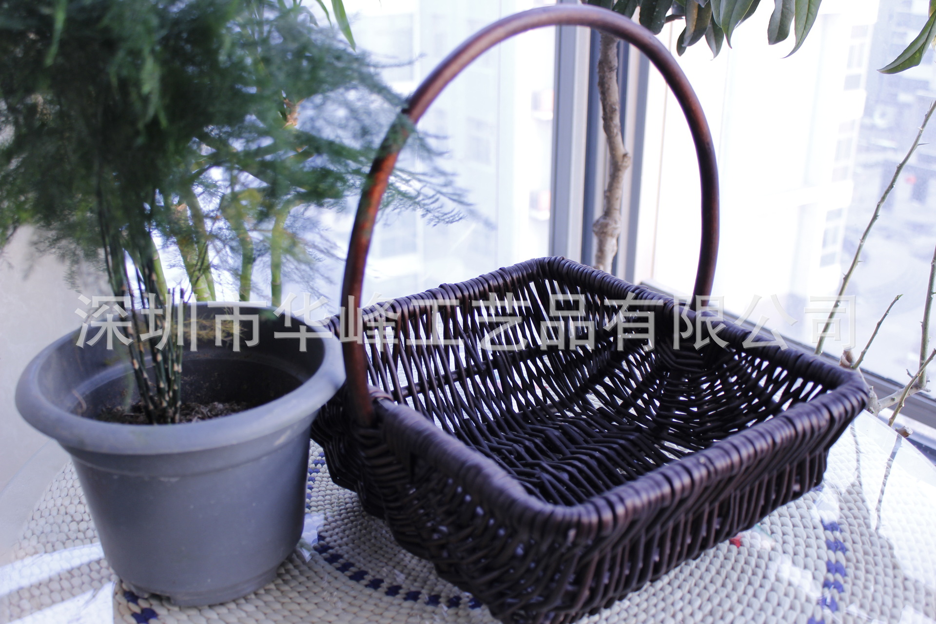 柳条篮子 柳编水果篮 柳条礼品篮 手工编织