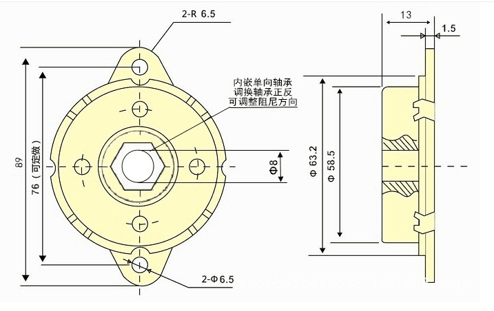 阻尼器 旋转阻尼器 阻尼缓冲器 座椅阻尼器 厂家直销 货期稳定