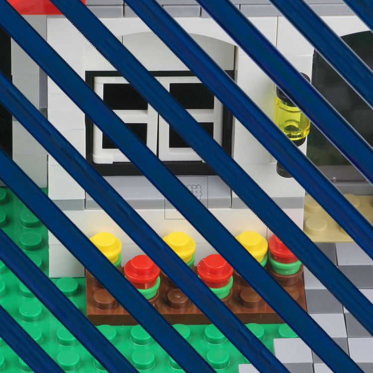 乐拼24027创意科技系列美式别墅拼装拼插积木益智玩具