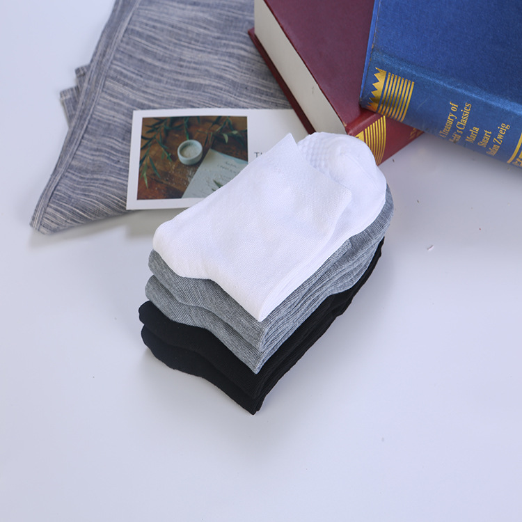 2019春秋季新款精品盒装男袜按摩底全棉百搭透气中筒袜厂家直销