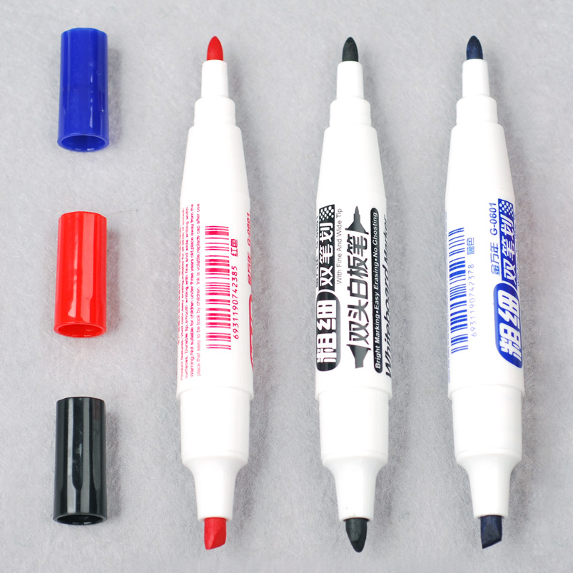 金万年g0601大小 双头白板笔 记号笔 可擦笔 油性笔东莞批发