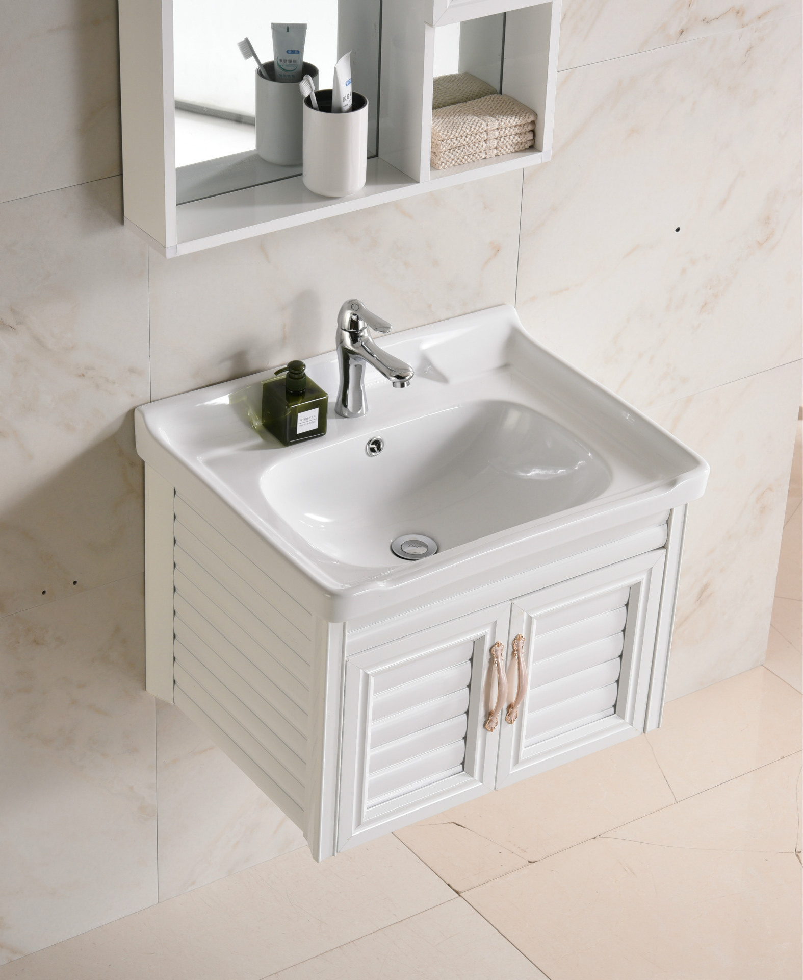 太空铝浴室柜_太空铝浴室柜组合卫生间洗脸池洗手盆简约现代 - 阿里巴