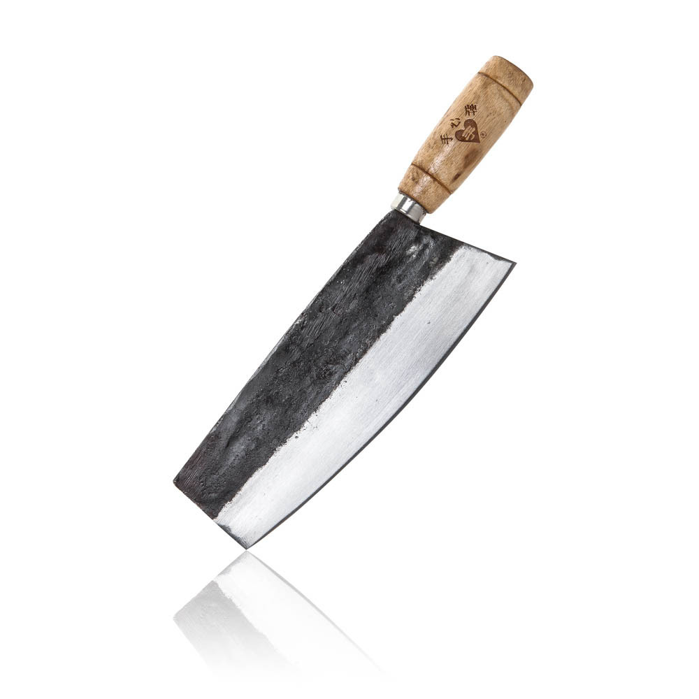 海宁三把刀手心牌菜刀传统手工锻打刀手工刀铁刀夹钢刀切片刀