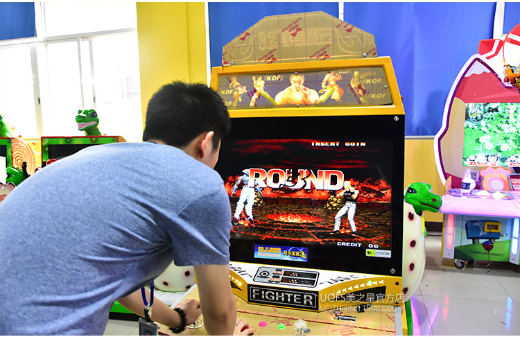 新款电玩城双人pk拳皇游戏机 儿童游艺厅格斗机街机设备直销价格