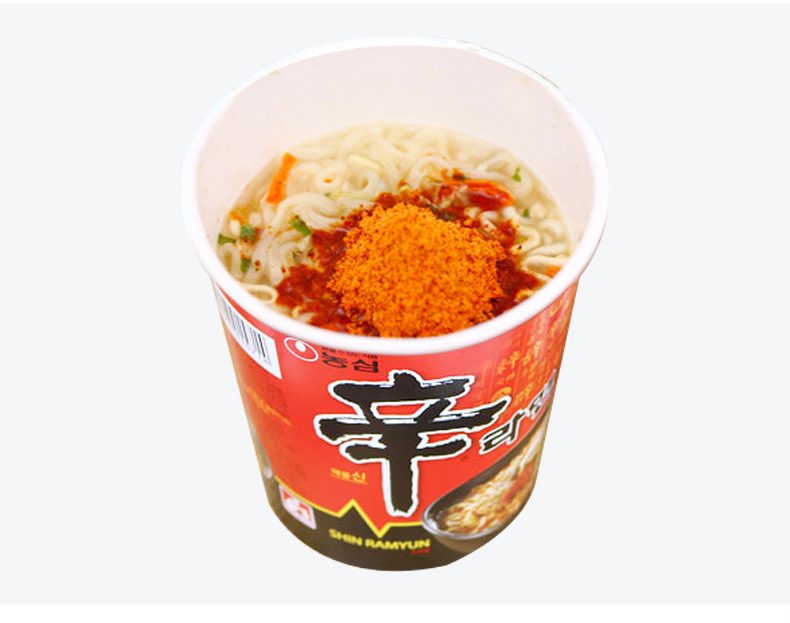 韩国进口辛拉面杯面泡面碗面农心辛拉面小杯面韩国方便面 桶装65g