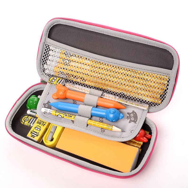 科科米勒文具盒女生创意大容量文具袋铅笔盒儿童硬壳铅笔袋