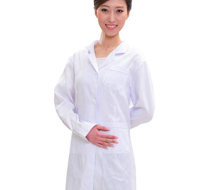 高端定制优质高档白大褂耐磨长袖医用白大褂春秋季新款医师服