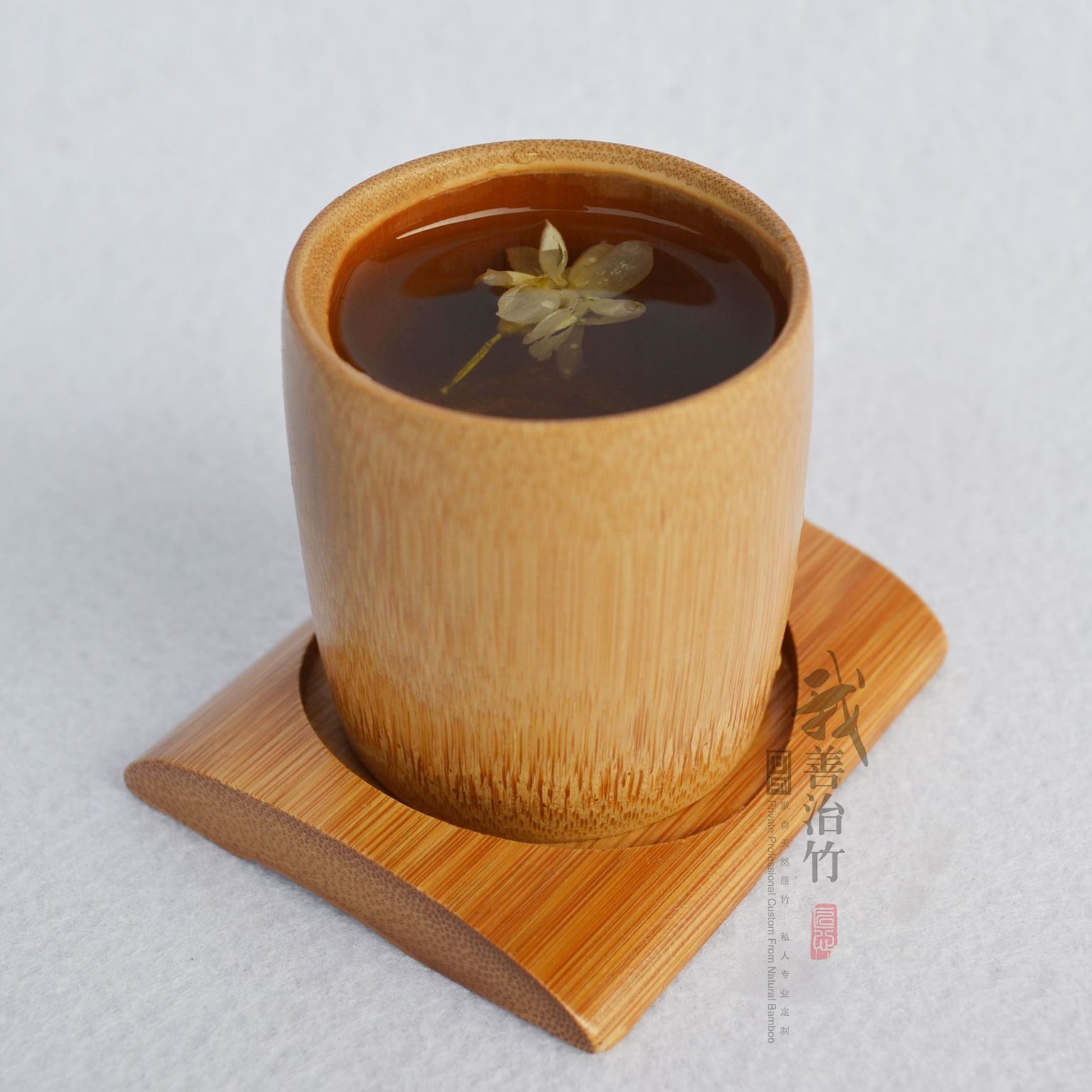 厂家直供天然竹子功夫小茶杯竹制品茗杯茶道酒杯碳化定制