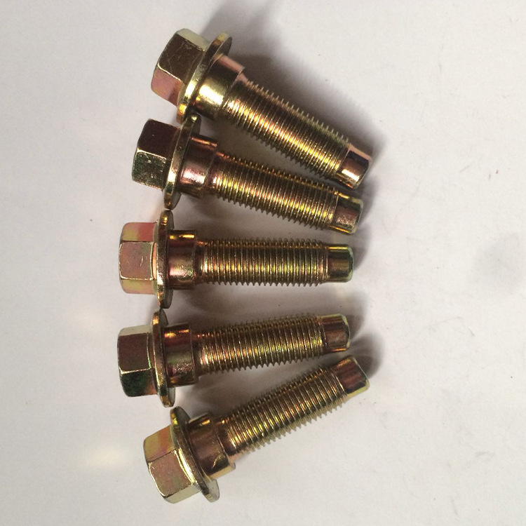 厂家直销 三点式汽车安全带螺栓安全带台阶螺栓安全带法兰面螺栓