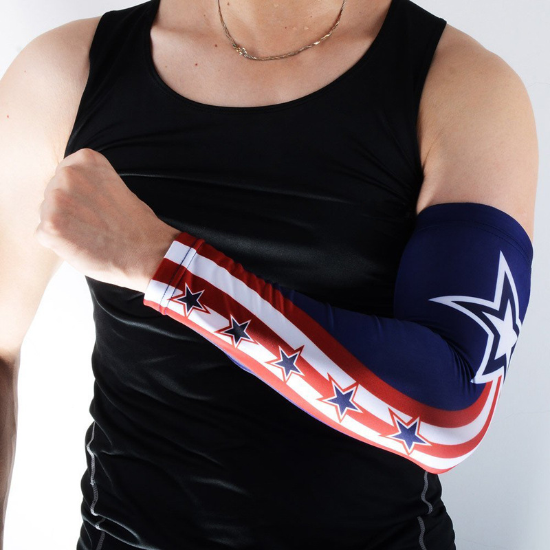 登山户外骑行运动袖套休闲防晒垂钓手臂套护臂钓鱼冰丝护肘套