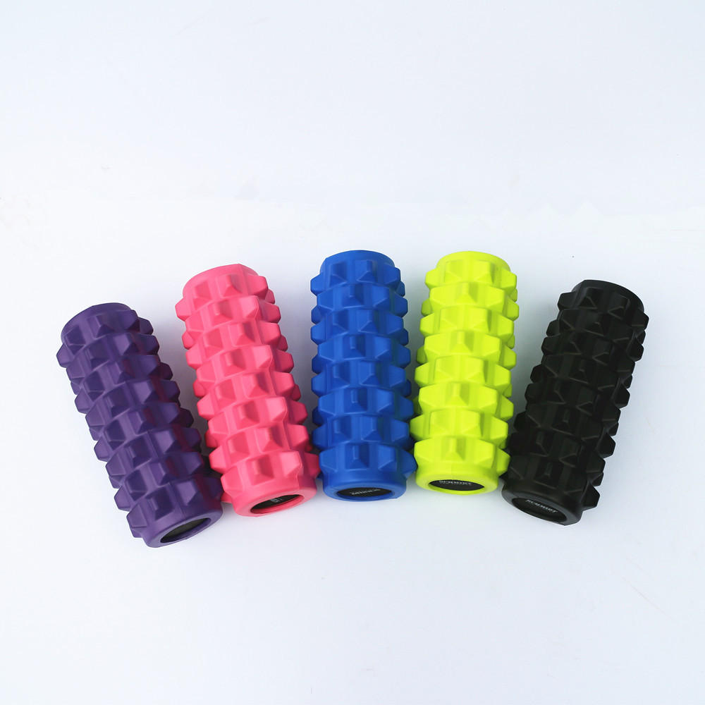 新款瑜伽柱泡沫轴健身按摩狼牙棒瑜伽棒eva瑜伽用品一件代发