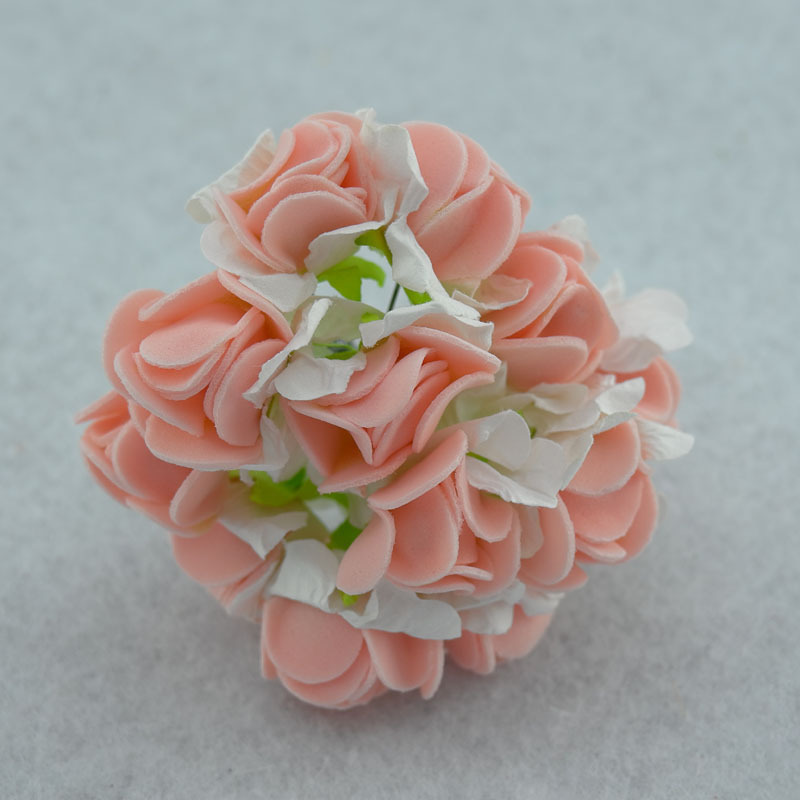 花亦花品牌 pe泡沫花批发 新娘花环头饰材料 婚纱拍照道具 草莓花