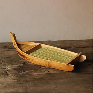手工竹船