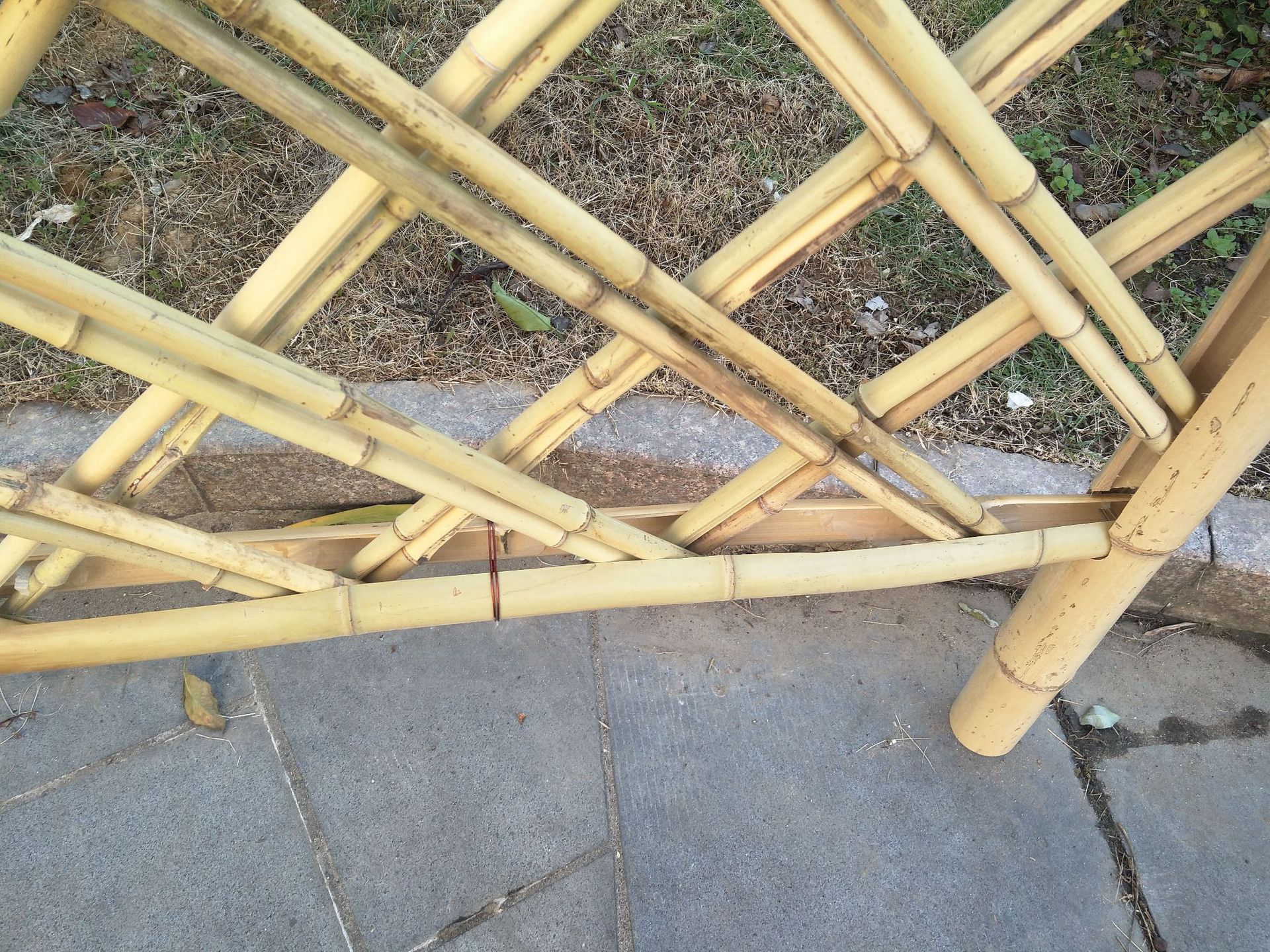 竹篱笆户外花园围栏墙庭院隔断田园栅栏院子阳台装饰护栏屏风上新