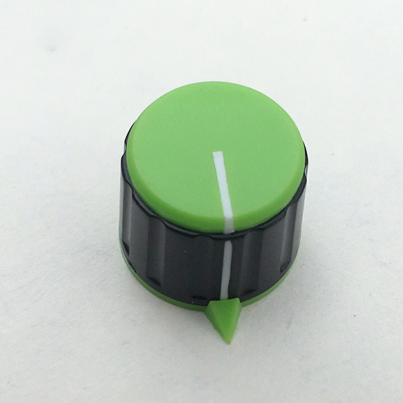 专业生产 h-222双色旋钮 塑料旋钮帽子 电音响旋钮 电位器旋钮帽