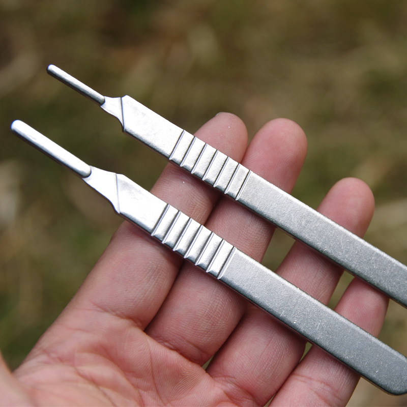 普通手术刀柄11号手术刀片23号4号手术刀把 3号4号不锈钢刀架批发