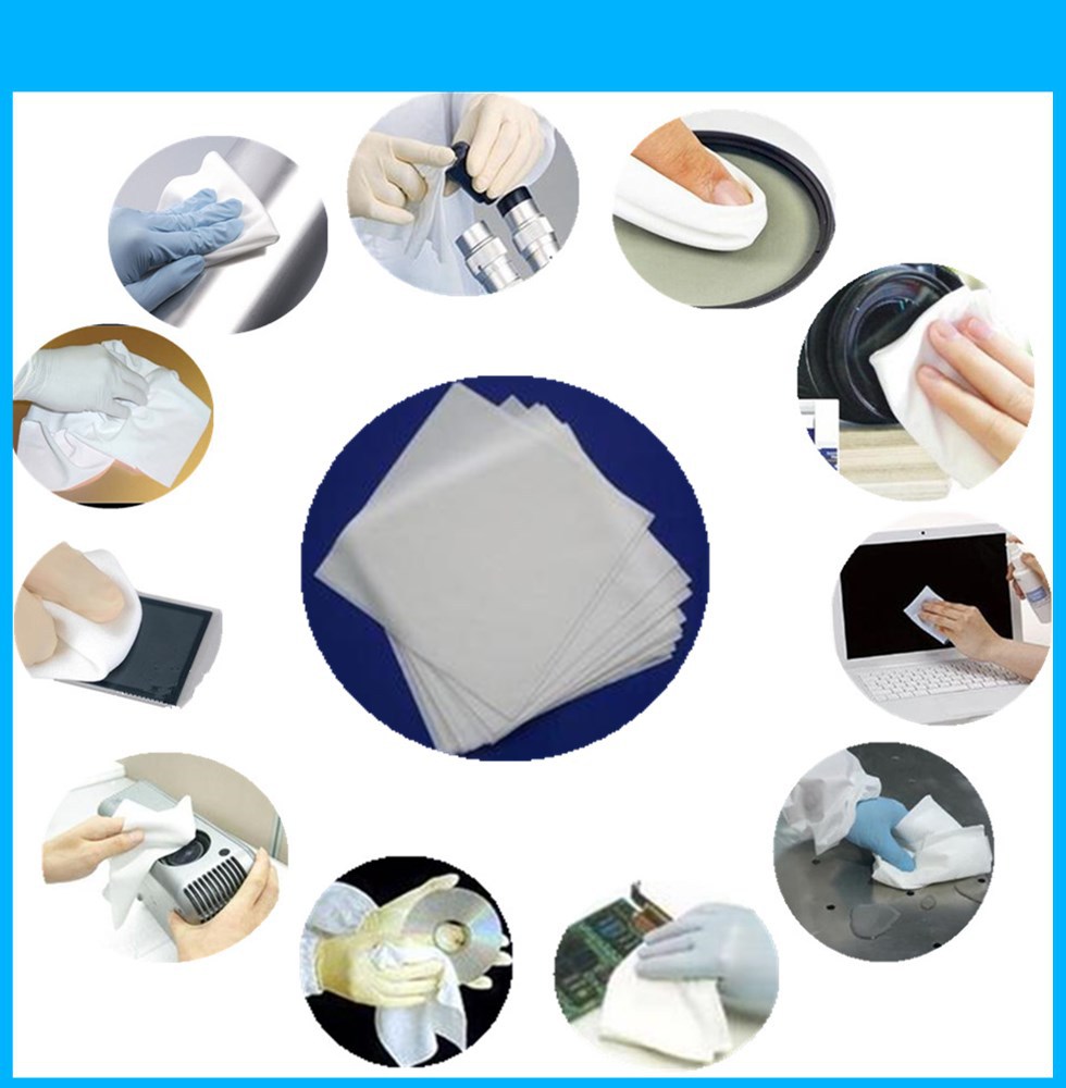 厂家直批工业抹布清洁擦拭布无尘车间除尘布150g百级8009无尘布