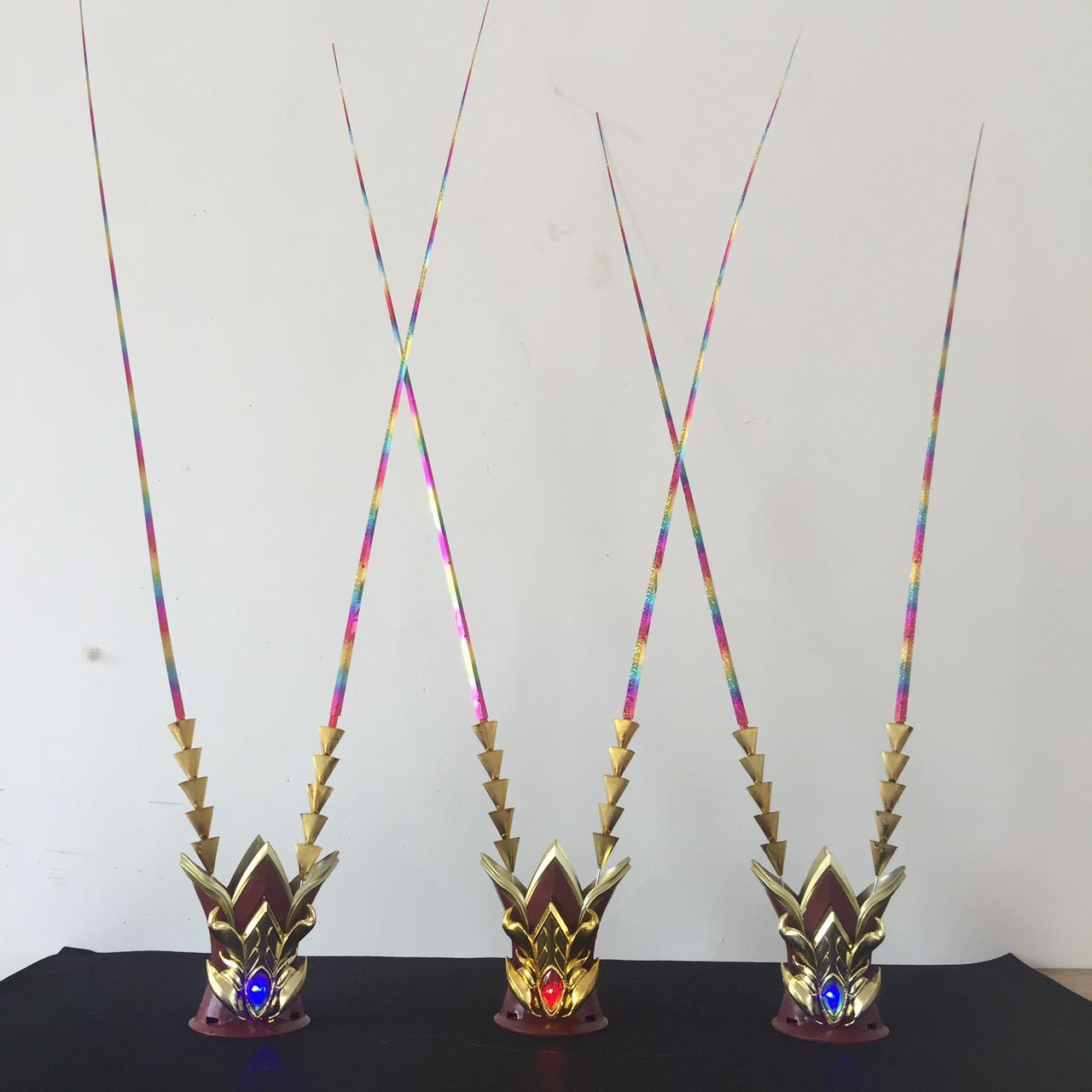 发光 紫金帽 悟空帽 头冠 状元帽 紫金冠 新款孙悟空帽