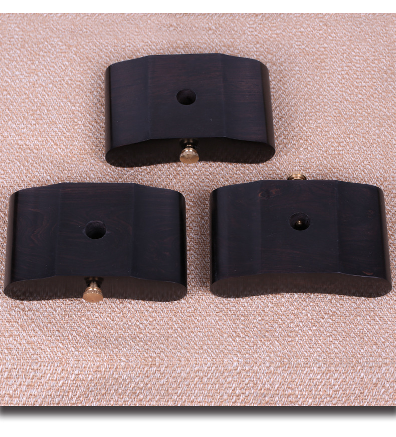 黑檀板胡底托 托底 板胡托板胡通用 高音 中音 秦腔通用厂家直销