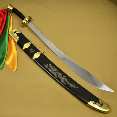 诺力康高档太极武术刀 晨练健身 比赛表演成人儿童皆适用未开刃