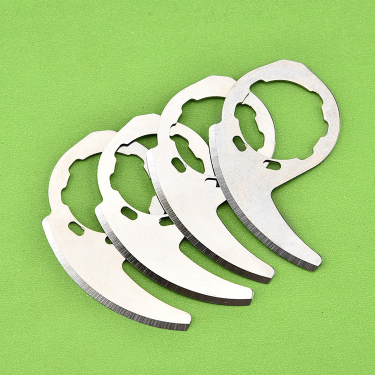 不锈钢单面半圆绞肉机刀片果汁杯榨汁机刀片破壁机搅拌机刀片定做