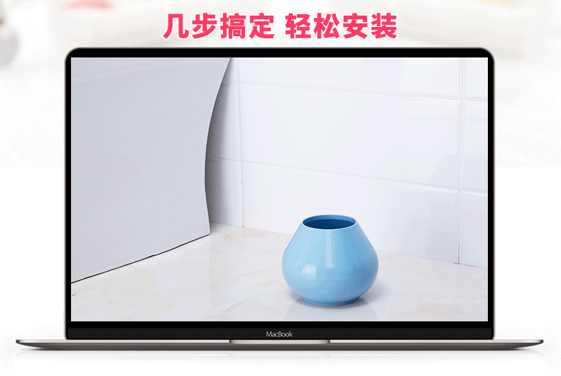 双庆创意欧式浴室厕所刷 卫生间马桶刷套装 落地式带底座洁厕刷子