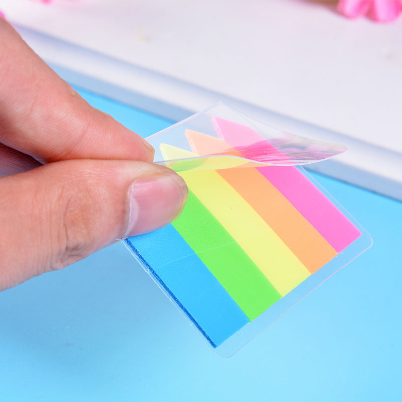 创意可撕便利贴纸 便携荧光色便签纸办公室便签本指示标厂家直销